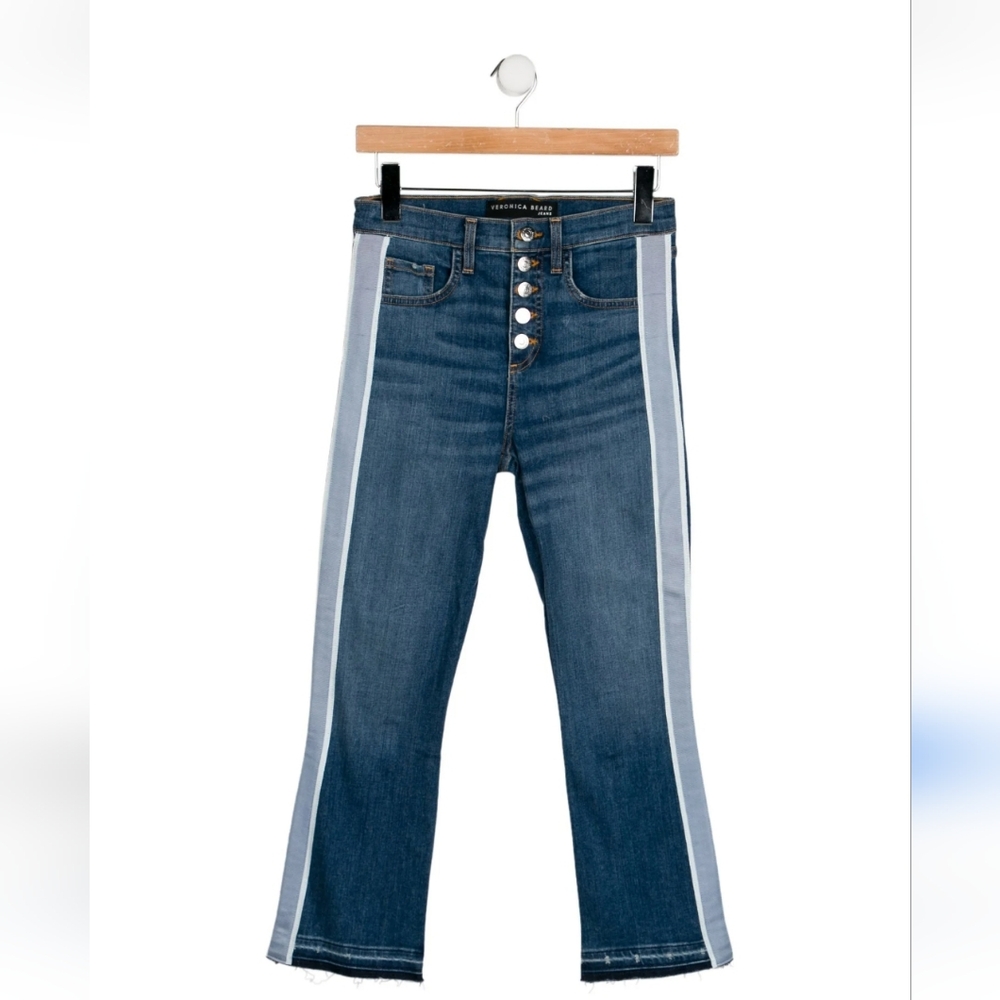 Veronica Beard Carolyn Baby Boot Highrise Jeans - Picture 3 of 15